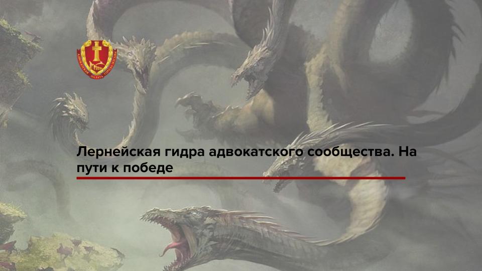 Лернейская гидра адвокатского сообщества. На пути к победе