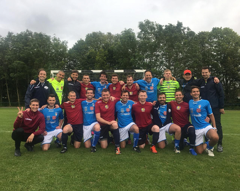 Состоялась первая игра российской сборной на Чемпионате Европы по футболу среди адвокатов 